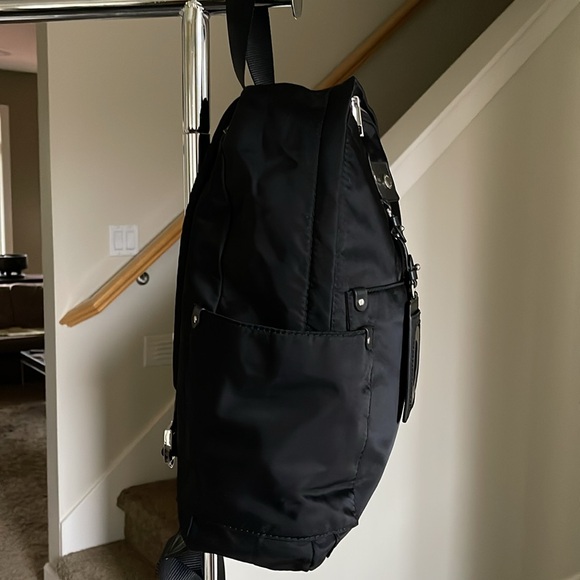 Marc Jacobs Nylon Backpack - Black with Silver Hardware - Picture 4 of 13